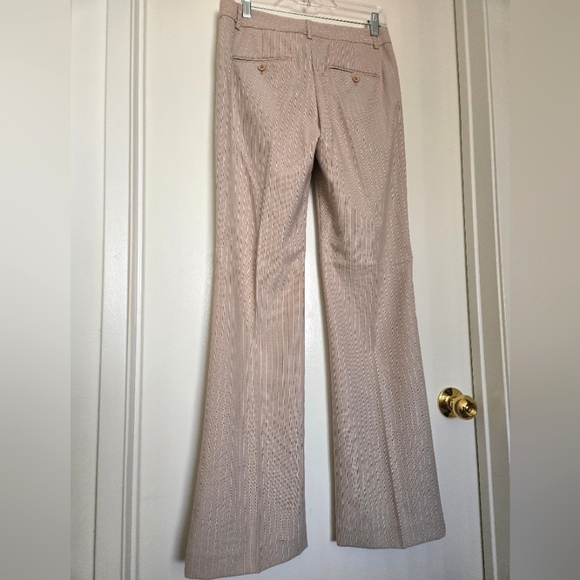 Express Editor Pinstripe Flare Pants - Picture 2 of 6